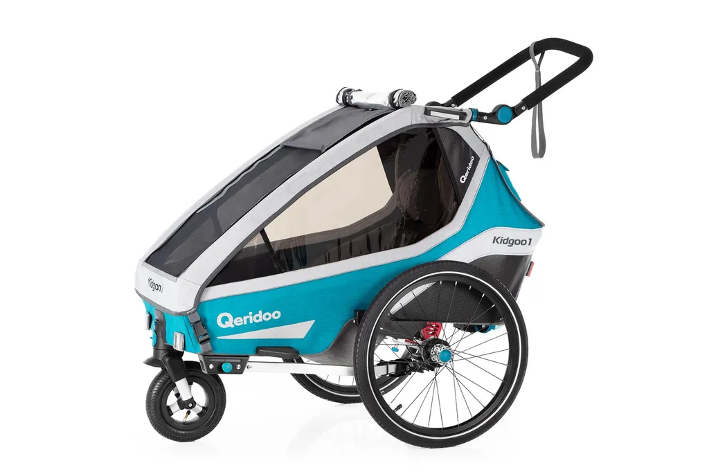 Qeridoo Kidgoo1 Petrol Kinderanhänger – Bild 8